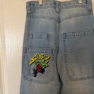 ALAB Blue and Denim Jeans